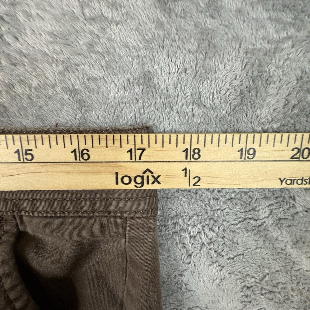 Dockers Favorite Fit Women's 10 (34.5x30.25) Brown Straight Stretch Chino Pants - Picture 6 of 9